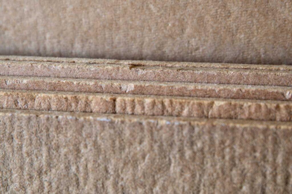 Close up view of stacked insulation boards used for home energy efficiency in  Portland, OR
